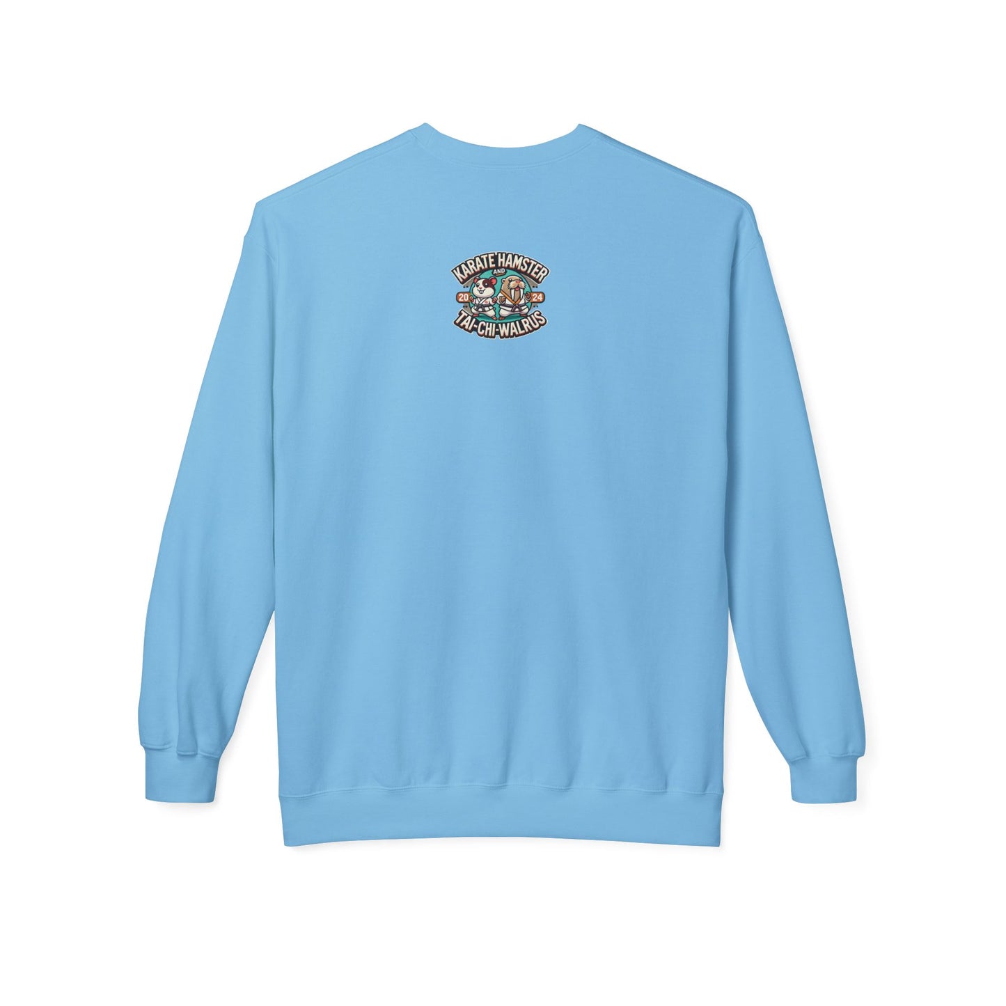 Karate Hamster and Tai-Chi Walrus Unisex Midweight Softstyle Fleece Crewneck Sweatshirt