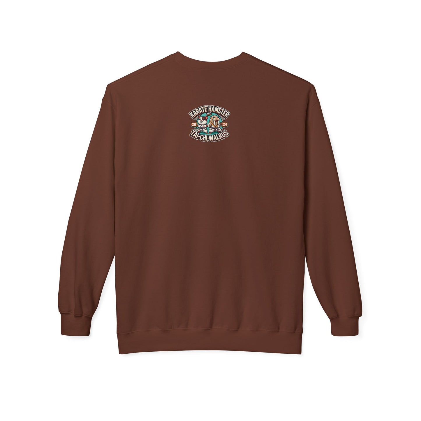 Karate Hamster and Tai-Chi Walrus Unisex Midweight Softstyle Fleece Crewneck Sweatshirt