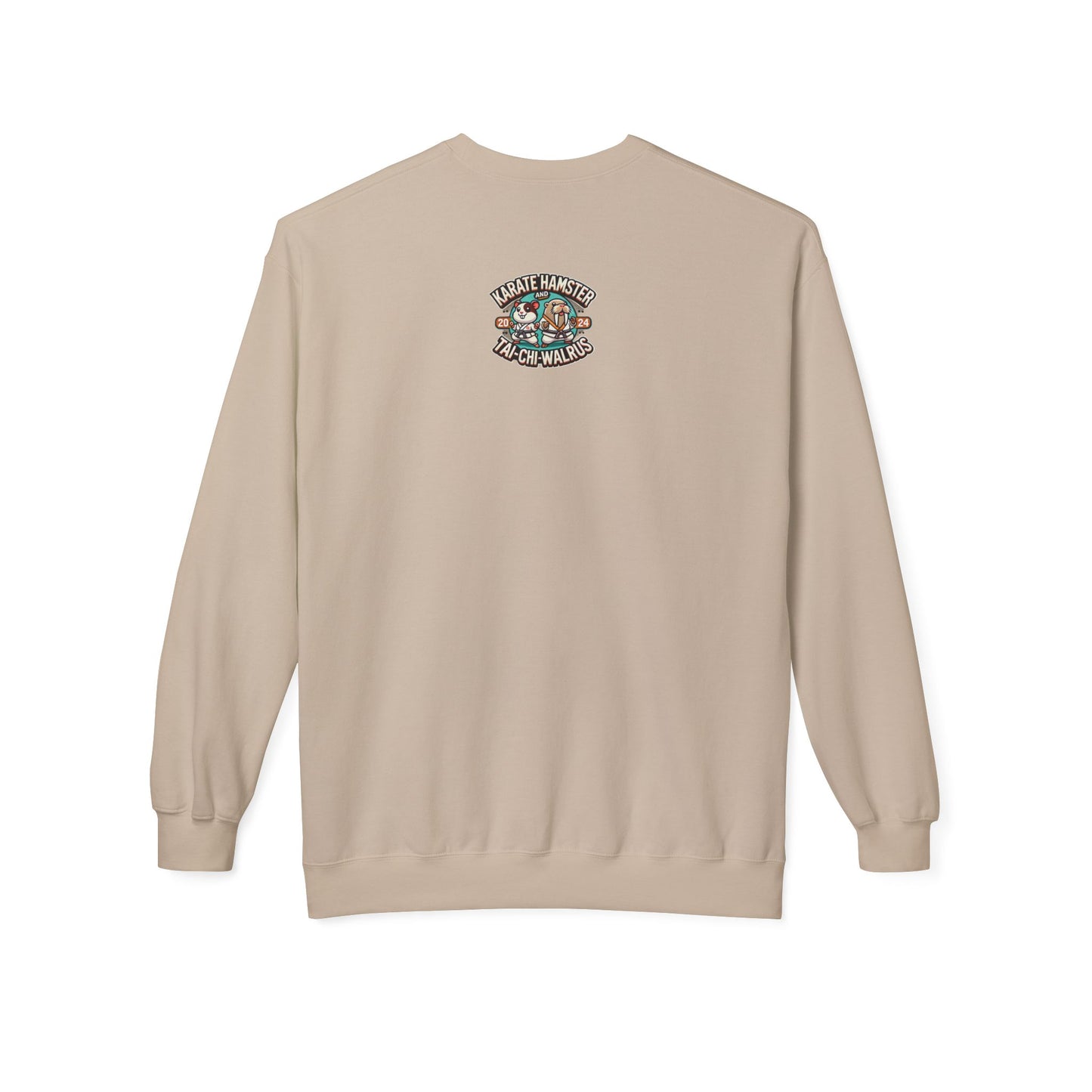 Karate Hamster and Tai-Chi Walrus Unisex Midweight Softstyle Fleece Crewneck Sweatshirt